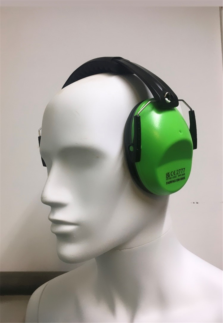 Fairfax Ear Defenders - Bright Green 2